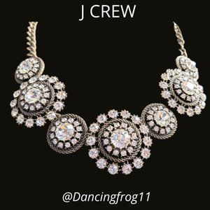 J. Crew Layered Crystal Necklace
